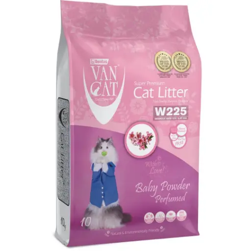 VanCat Clumping Cat Litter - Baby Powder 10kg