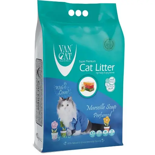 VanCat Clumping Cat Litter - Marseille Soap 10kg