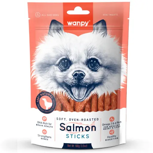 Wanpy - Soft Oven-Roasted Salmon Sticks