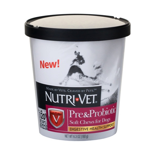 NutriVet - Pre & Probiotic - 120 chews