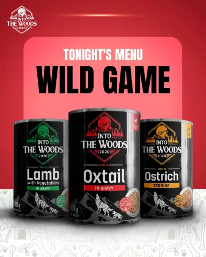Into The Woods Canned Dog Food - Ostrich