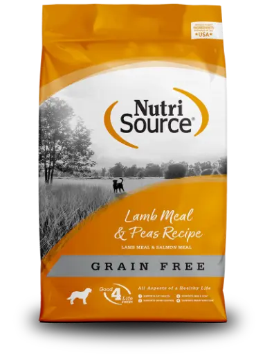 NutriSource Grain Free Lamb Meal & Peas 26lb