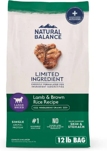 Natural Balance Lamb & Brown Rice 12lb