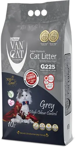 VanCat Clumping Cat Litter - Activated Carbon (Unscented) 10kg