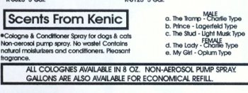 Kenic Lady Pet Cologne - 8oz
